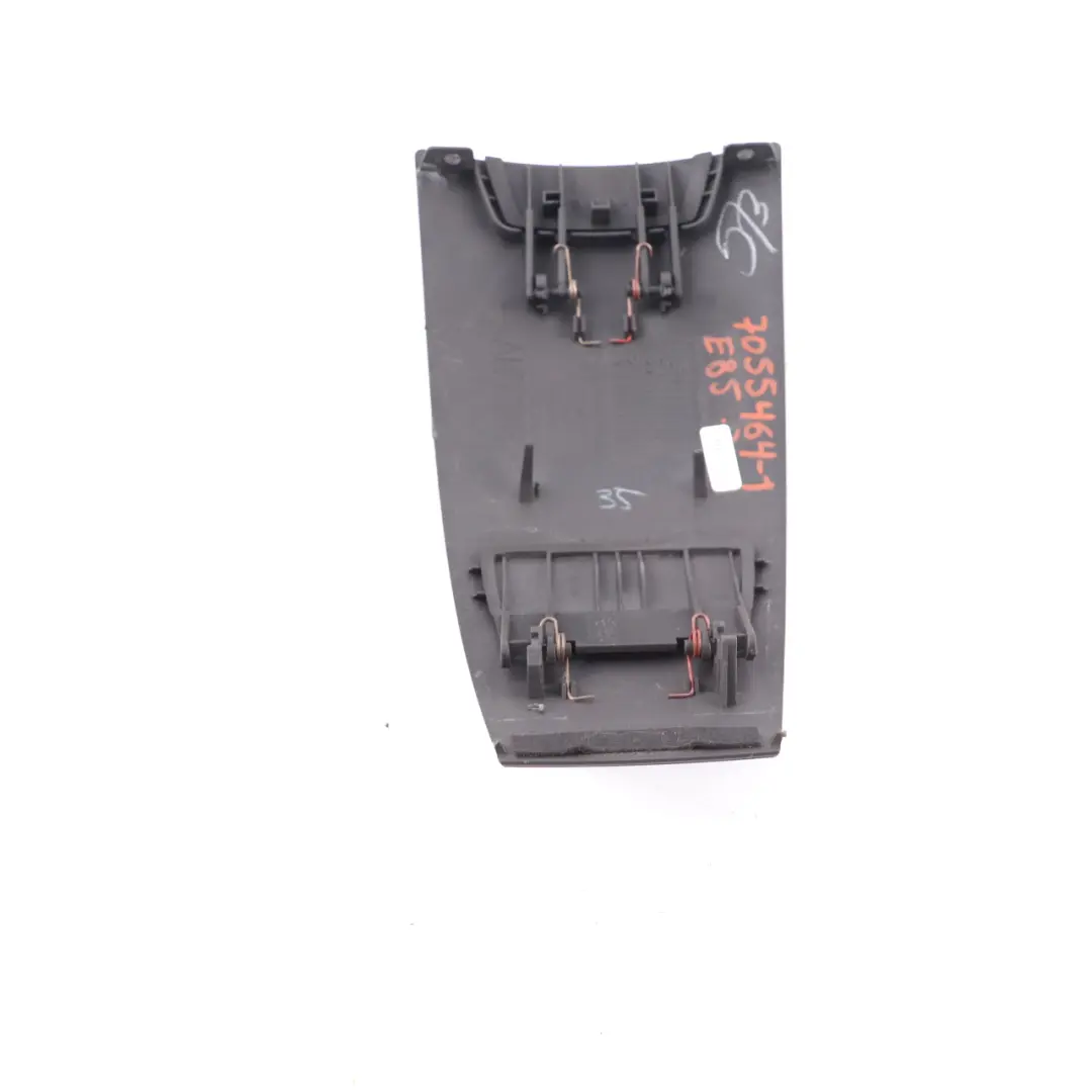 Centre Middle Console Rear Trim Panel Cover Black 7043802 to BMW Z4 E85 with Part number 7055464 BMW Z4 E85 Centre Middle Console Rear Trim Panel Cover Black 7043802 - SKU 7055464-1 - Part number 7055464