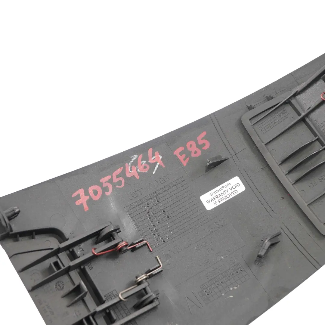 BMW Z4 E85 Copri Pannello Posteriore Della Console Centrale Nera 7043802 - SKU 7055464 - Numero di parte 7055464