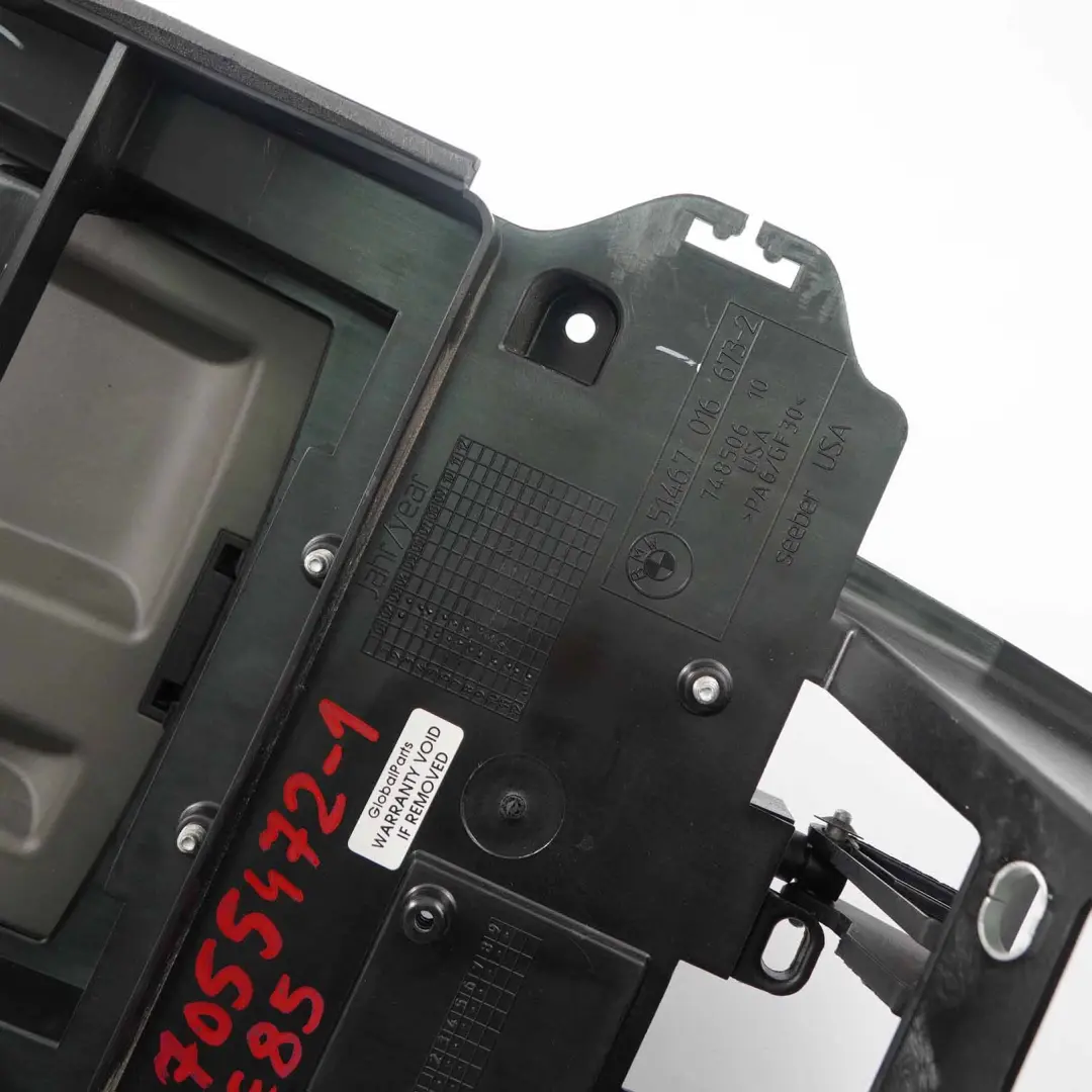 Apoyabrazos Bandeja Almacenamiento Oddments Box Trim Cover Gris para BMW Z4 E85 con número de pieza 7055472 BMW Z4 E85 Apoyabrazos Bandeja Almacenamiento Oddments Box Trim Cover Gris - SKU 7055472-1 - Número de pieza 7055472