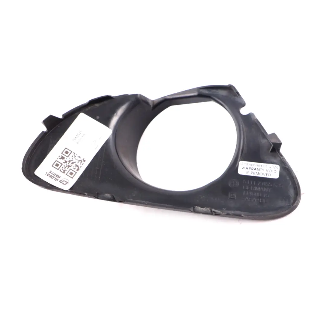 Fog Lamp Cover BMW E63 E64 Front Bumper Left N/S Frame Trim to with Part number 7055525 Fog Lamp Cover BMW E63 E64 Front Bumper Left N/S Frame Trim - SKU 7055525 - Part number 7055525