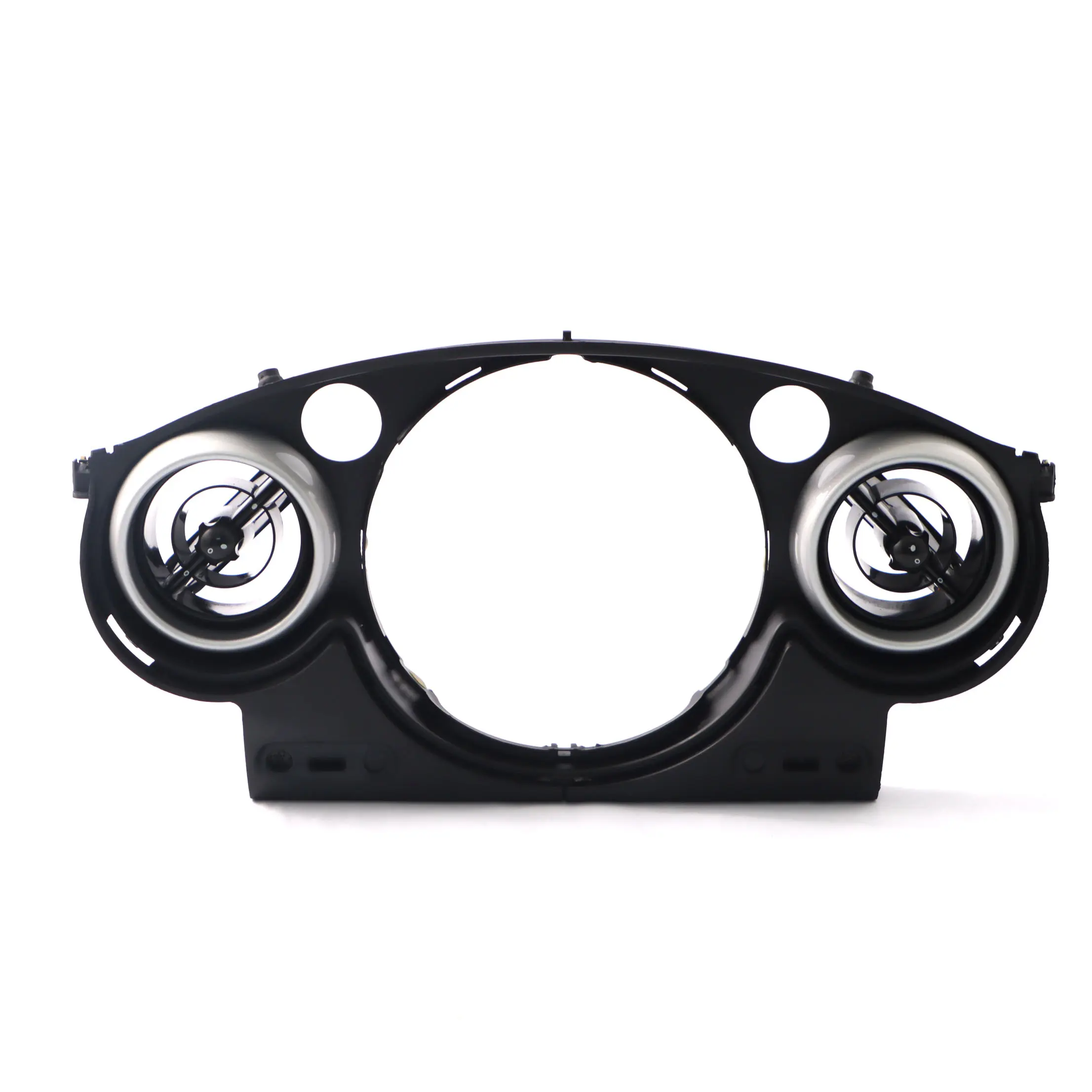 Mini Cooper 3 R50 R53 Salpicadero Panel Recorte Tapa Blanco Plata 0769337