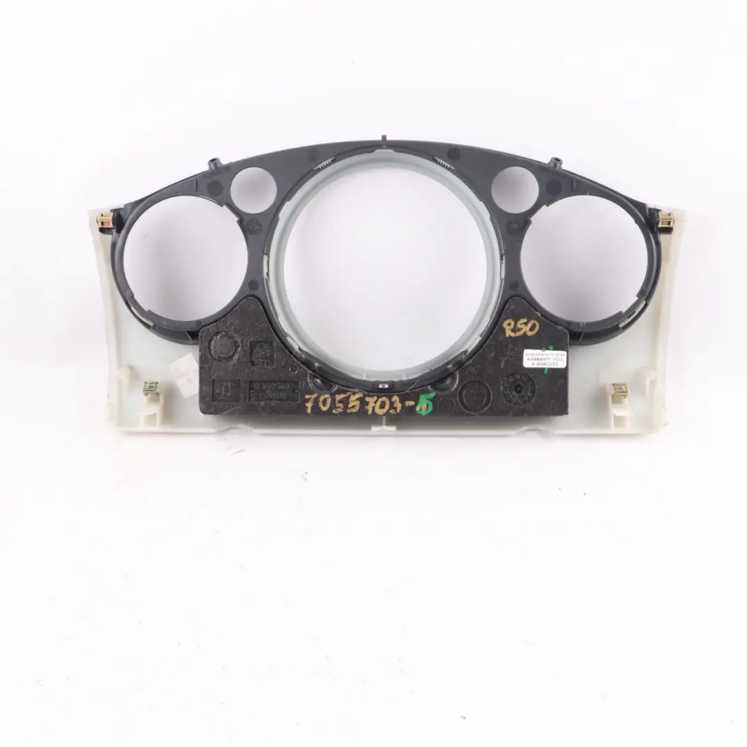 Dashboard Panel Trim Strip Cover White Silver 0769337 to Mini Cooper R50 R53 with Part number 7055703 Mini Cooper R50 R53 Dashboard Panel Trim Strip Cover White Silver 0769337 - SKU 7055703-5 - Part number 7055703