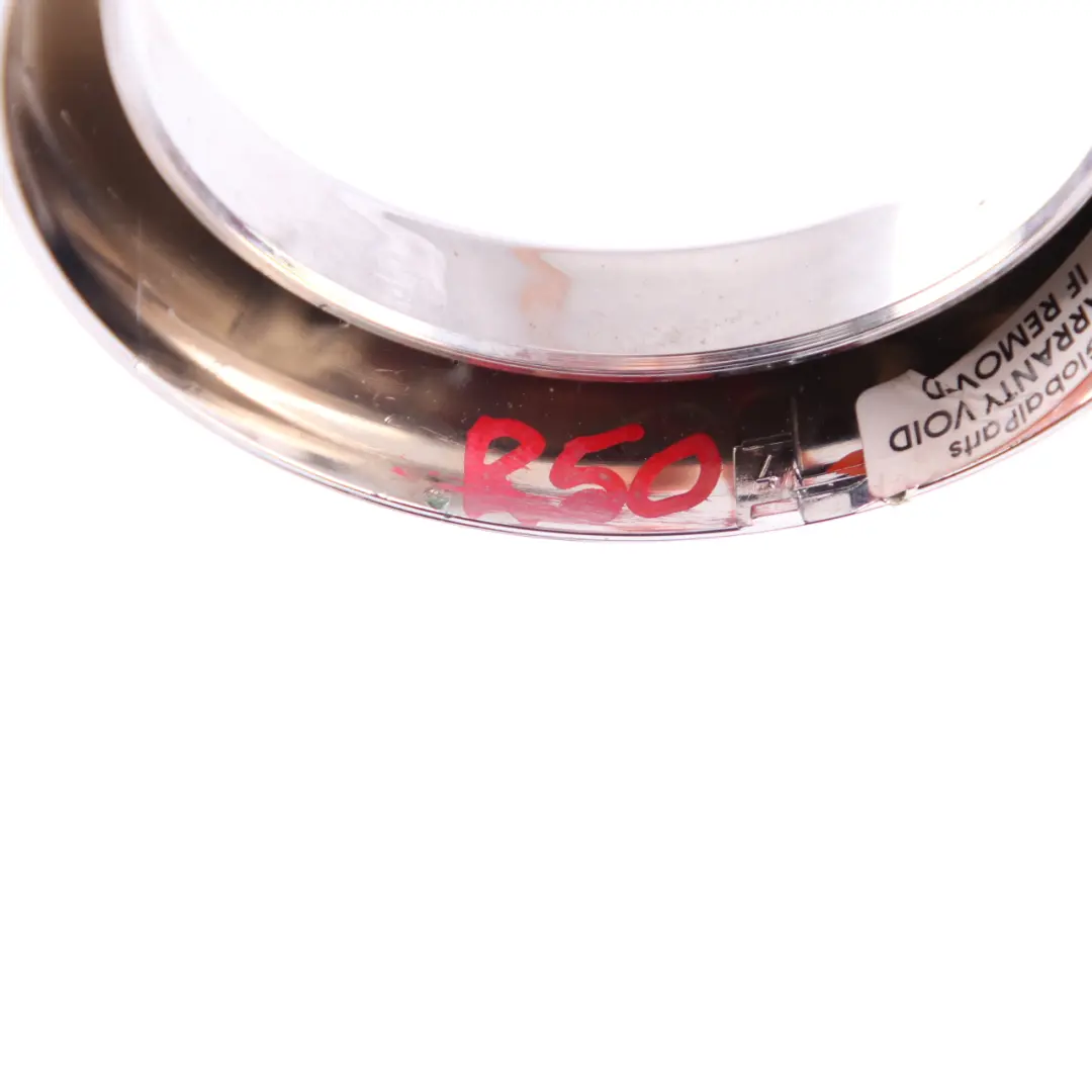 Vent Ring Mini Cooper One R50 R52 R53 Trim Surround Dash Chrome to Air with Part number 7055726 Air Vent Ring Mini Cooper One R50 R52 R53 Trim Surround Dash Chrome - SKU 7055726-1 - Part number 7055726