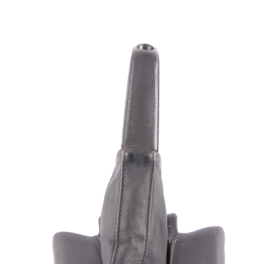 Handbrake Lever BMW Z4 E85 E86 Cover Black Leather to with Part number 7055784 Handbrake Lever BMW Z4 E85 E86 Cover Black Leather - SKU 7055784-1 - Part number 7055784