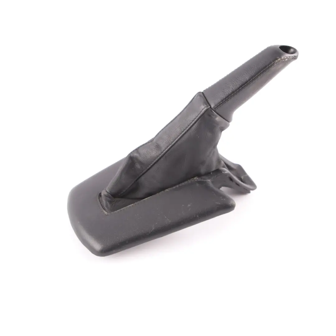 Handbrake Lever BMW Z4 E85 E86 Cover Black Leather to with Part number 7055784 Handbrake Lever BMW Z4 E85 E86 Cover Black Leather - SKU 7055784-1 - Part number 7055784