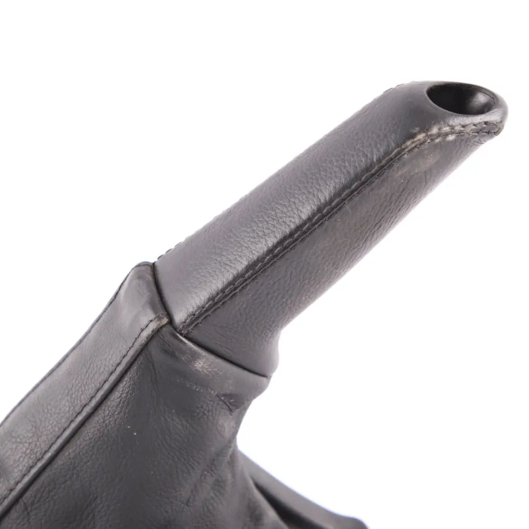 Handbrake Lever BMW Z4 E85 E86 Cover Black Leather to with Part number 7055784 Handbrake Lever BMW Z4 E85 E86 Cover Black Leather - SKU 7055784-1 - Part number 7055784