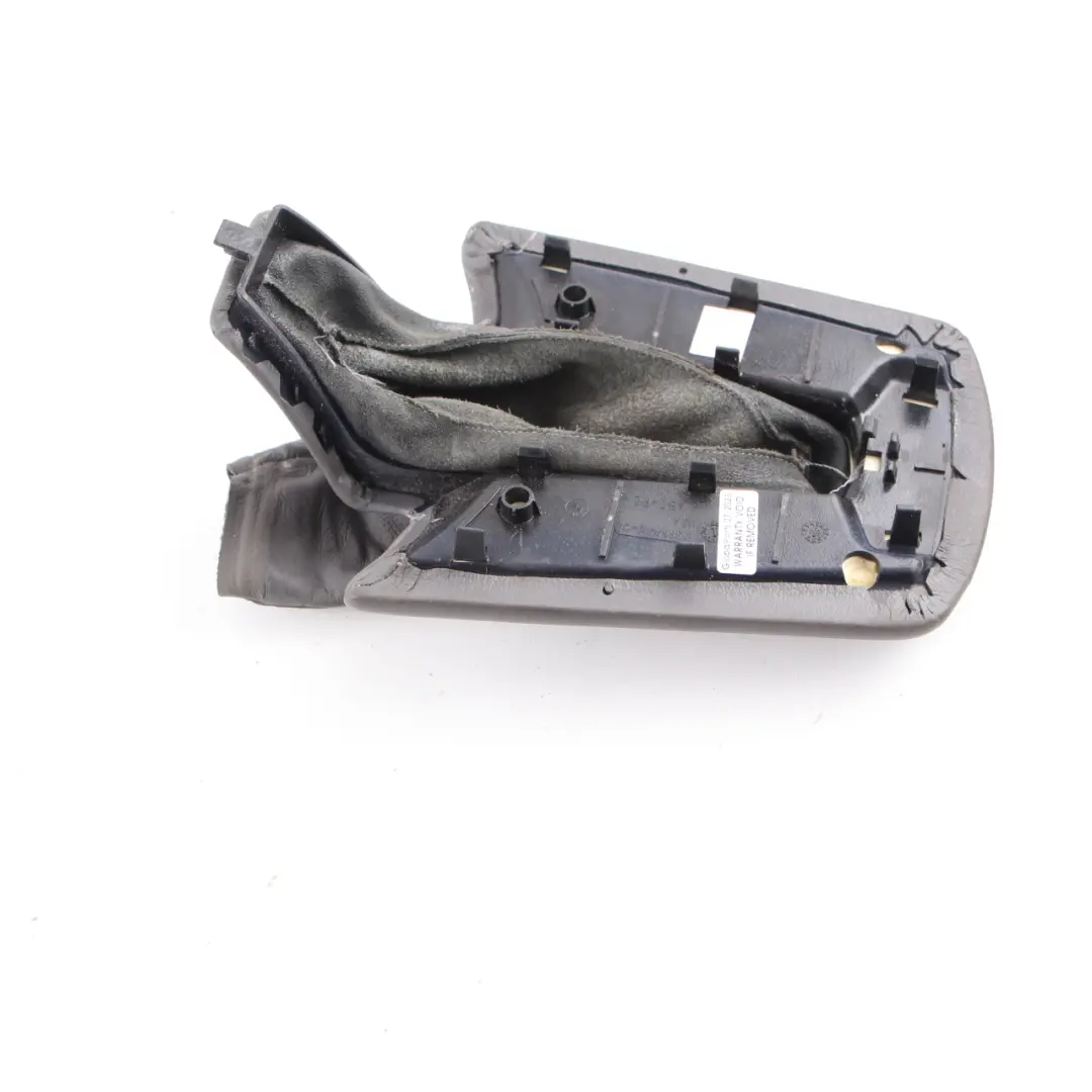 Handbrake Lever BMW Z4 E85 E86 Cover Black Leather to with Part number 7055784 Handbrake Lever BMW Z4 E85 E86 Cover Black Leather - SKU 7055784-2 - Part number 7055784