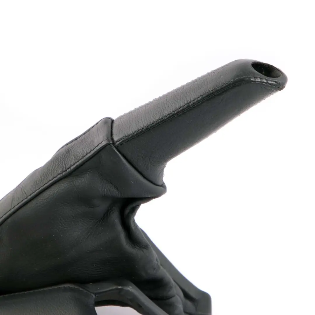 Handbrake Lever Cover Black Leather to BMW Z4 Series E85 E86 with Part number 7055784 BMW Z4 Series E85 E86 Handbrake Lever Cover Black Leather - SKU 7055784 - Part number 7055784