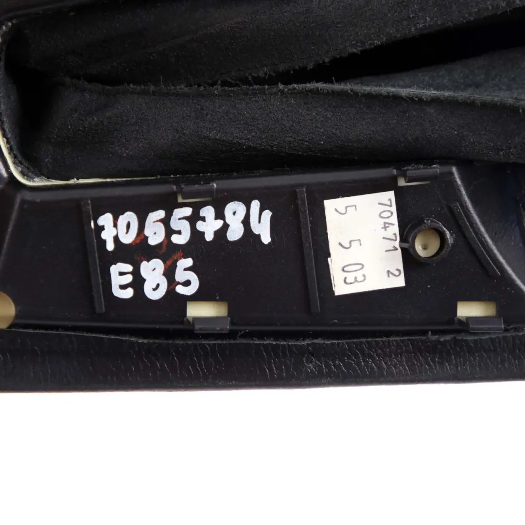 BMW E85 E86 Copri Leva Del Freno A Mano In Pelle Nera - SKU 7055784 - Numero di parte 7055784