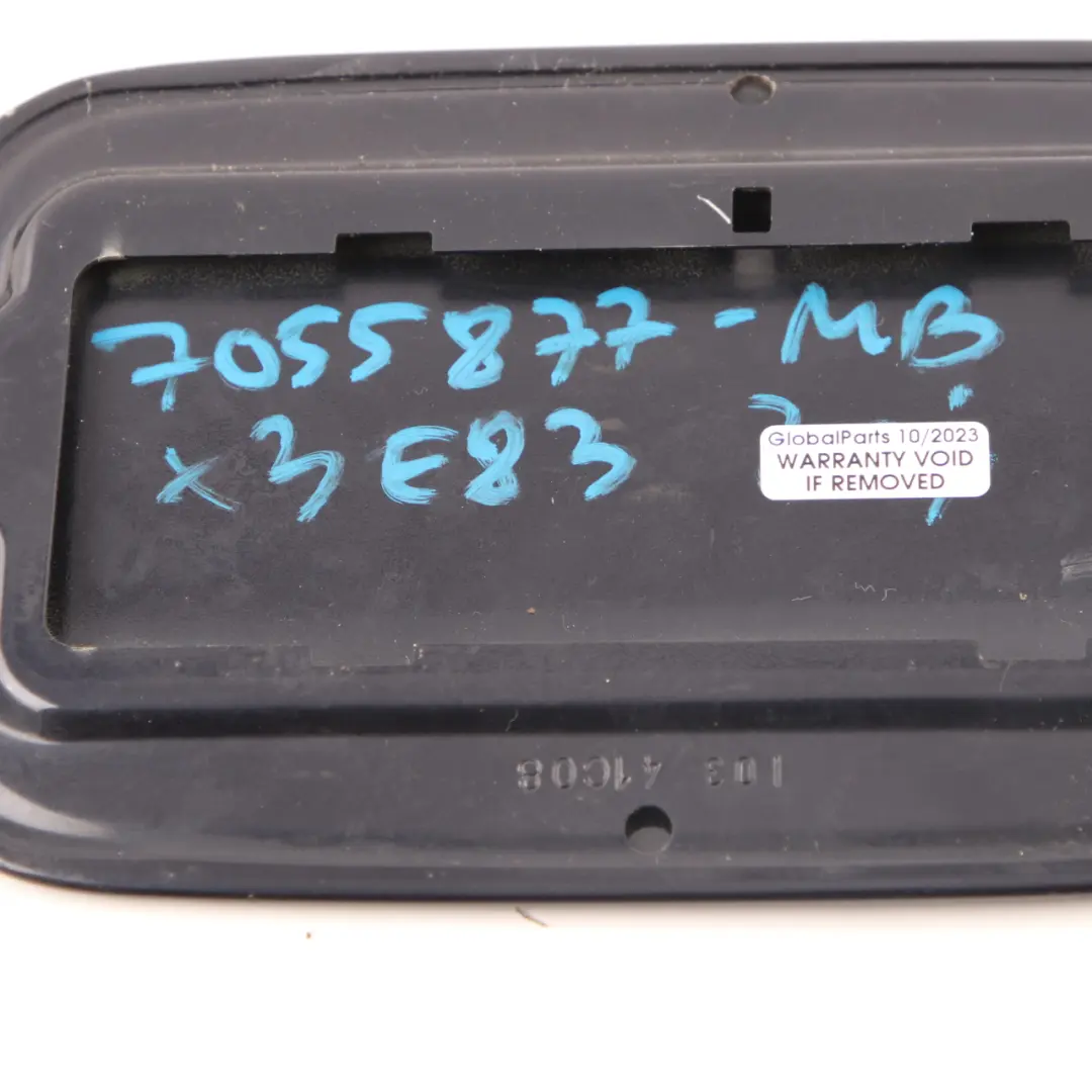 BMW X3 E83 Llenado De Combustible Tapa Tapón Monacoblau Azul - A35 - SKU 7055877-MB - Número de pieza 7055877