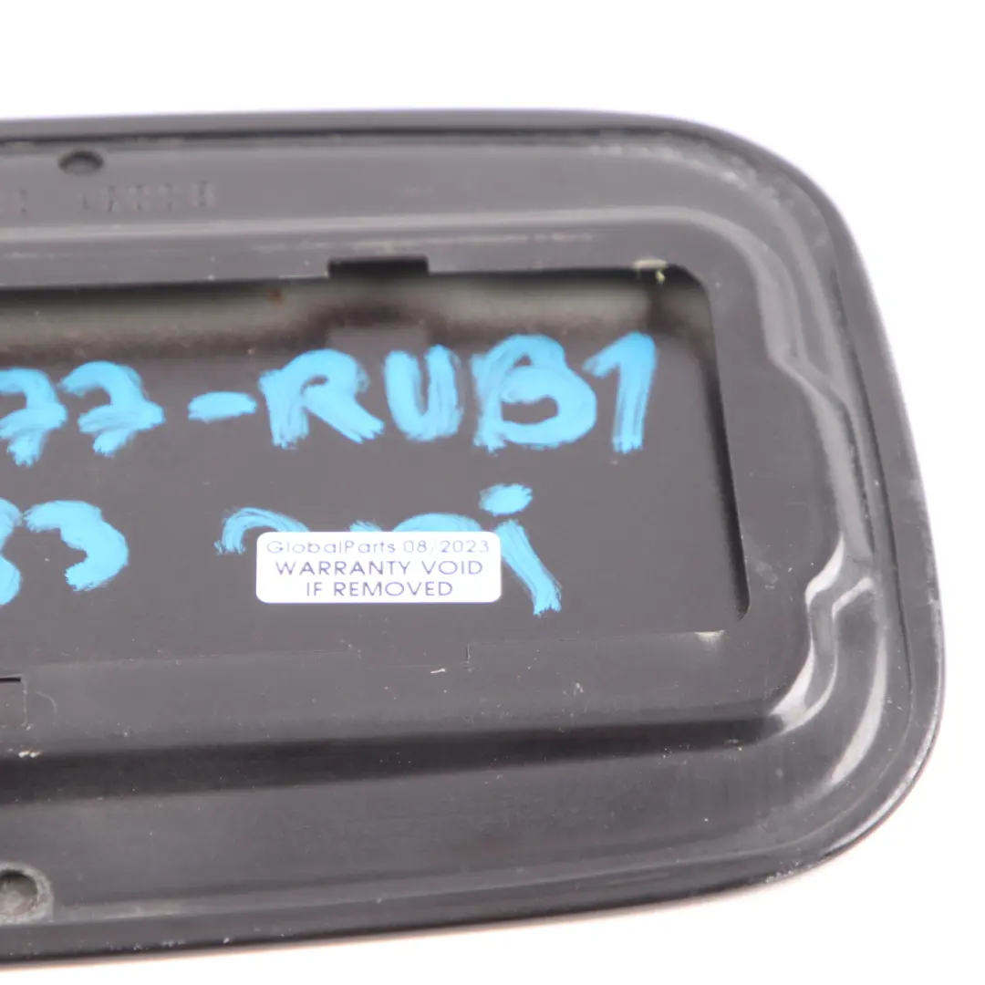 BMW X3 E83 LCI Fuel Filler Fill in Flap Cover Rubinschwarz Ruby Black S23 - SKU 7055877-RUB1 - Part number 7055877