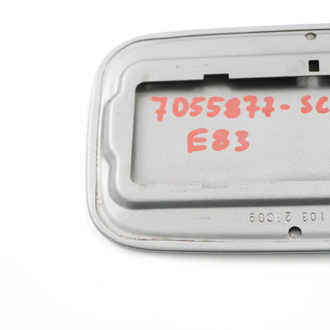Flap Cover BMW X3 E83 LCI Filler Fill in Flap Spacegrau Grey - A52 to Fuel with Part number 7055877 Fuel Flap Cover BMW X3 E83 LCI Filler Fill in Flap Spacegrau Grey - A52 - SKU 7055877-SCG - Part number 7055877