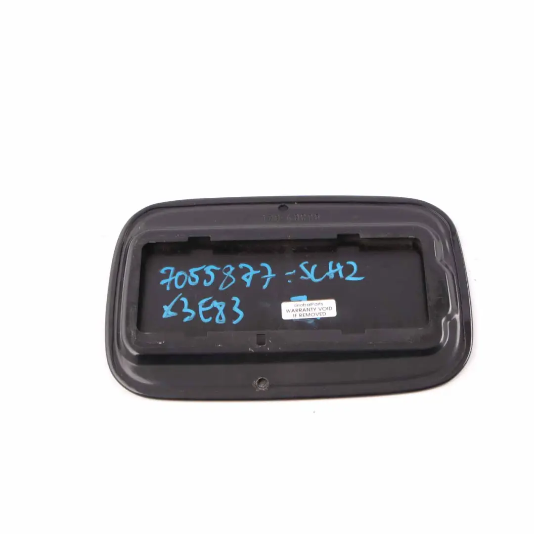 Fuel Flap Cover BMW X3 E83 LCI 2 Filler Fill in Flap Cap Schwarz 2 Black - SKU 7055877-SCH2 - Part number 7055877