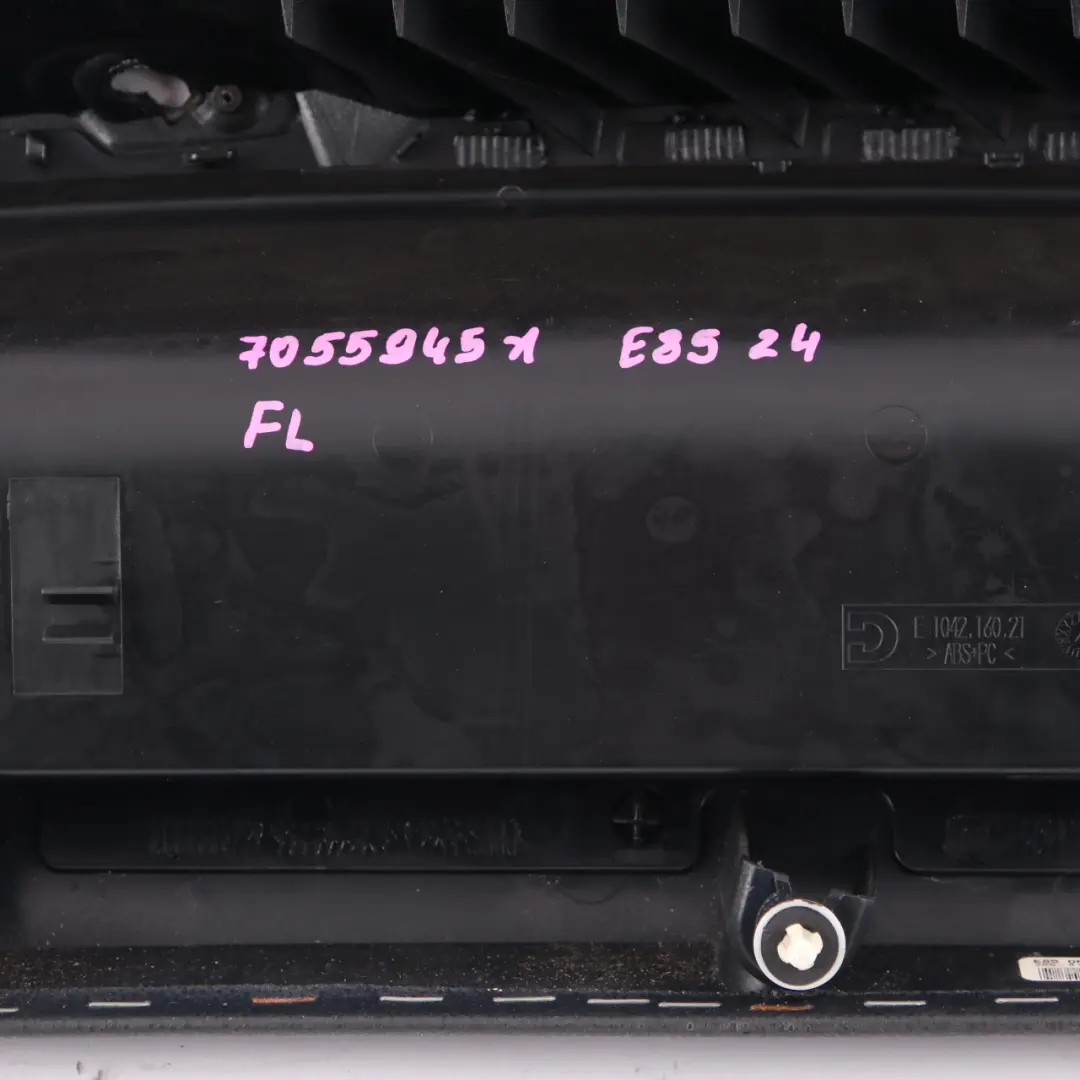 Door Card Front Left N/S Door Lining Trim Panel Black Leather to BMW Z4 E85 with Part number 7055945 BMW Z4 E85 Door Card Front Left N/S Door Lining Trim Panel Black Leather - SKU 7055945-1 - Part number 7055945