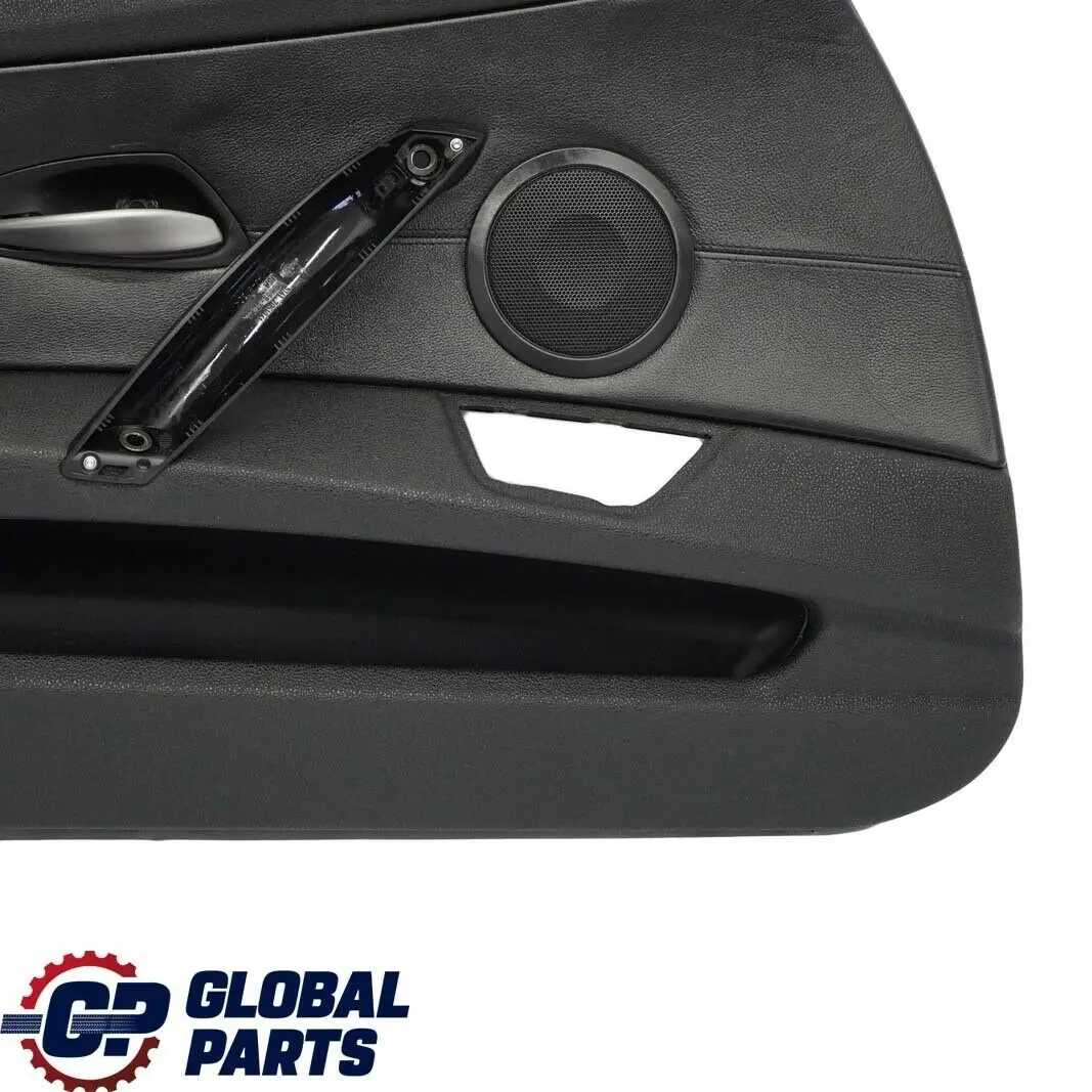 BMW Z4 E85 E86 Scheda porta anteriore sinistra Pannello rivestimento pelle nera - SKU 7055945 - Numero di parte 7055945