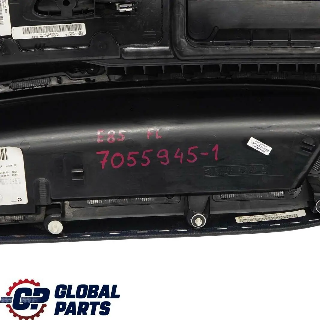 BMW Z4 Reihe E85 E86 Türverkleidung Vorne Links Leder Oregon Schwarz - SKU 7055945 - Teilenummer 7055945