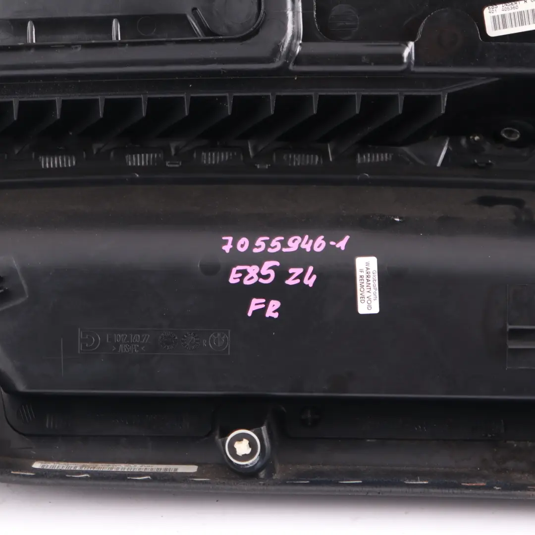 BMW Z4 E85 Door Card Front Right Door Lining Leather Black Trim Panel - SKU 7055946-1 - Part number 7055946