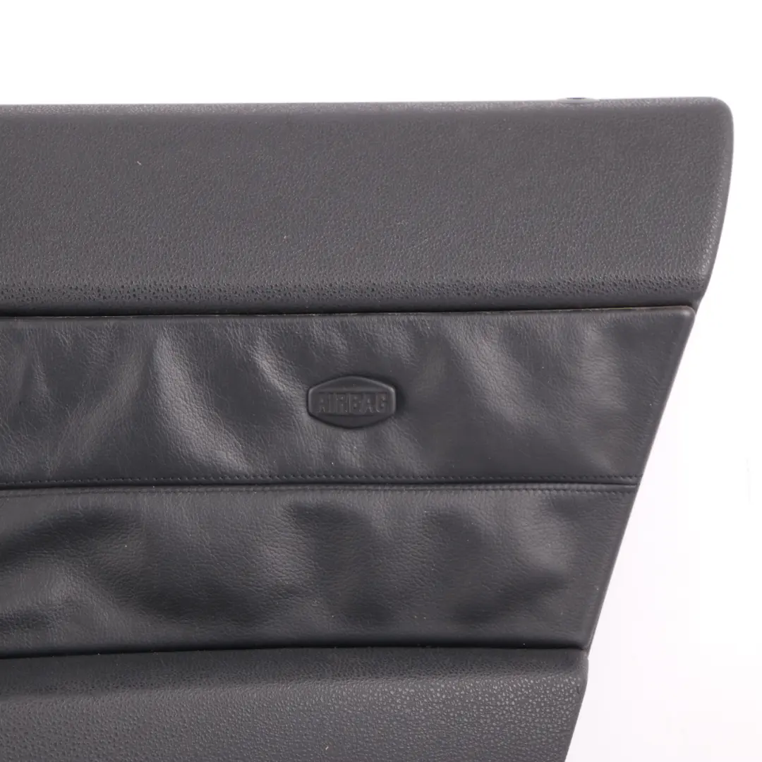 BMW Z4 E85 Scheda Porta Anteriore Destra Fodera Pelle Pannello Trim Nero - SKU 7055946-1 - Numero di parte 7055946
