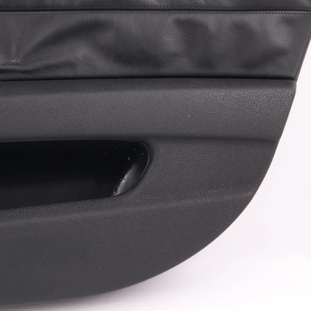 BMW Z4 E85 Scheda Porta Anteriore Destra Fodera Pelle Pannello Trim Nero - SKU 7055946-1 - Numero di parte 7055946
