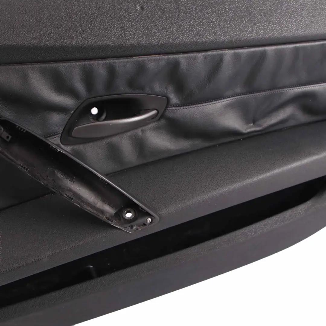 BMW Z4 E85 Scheda Porta Anteriore Destra Fodera Pelle Pannello Trim Nero - SKU 7055946-1 - Numero di parte 7055946