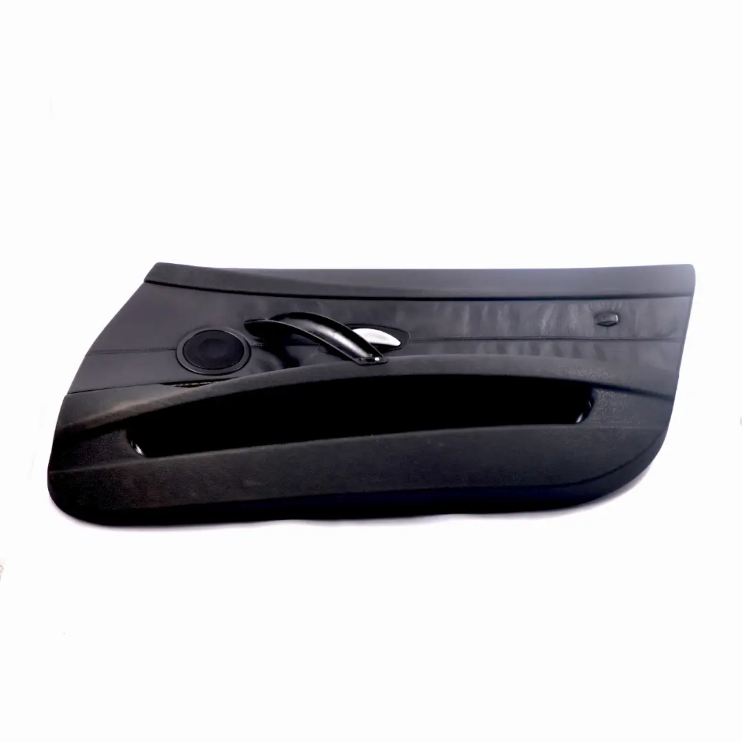 Front Right O/S Door Card Lining Leather Black Trim Panel to BMW Z4 E85 E86 with Part number 7055946 BMW Z4 E85 E86 Front Right O/S Door Card Lining Leather Black Trim Panel - SKU 7055946 - Part number 7055946