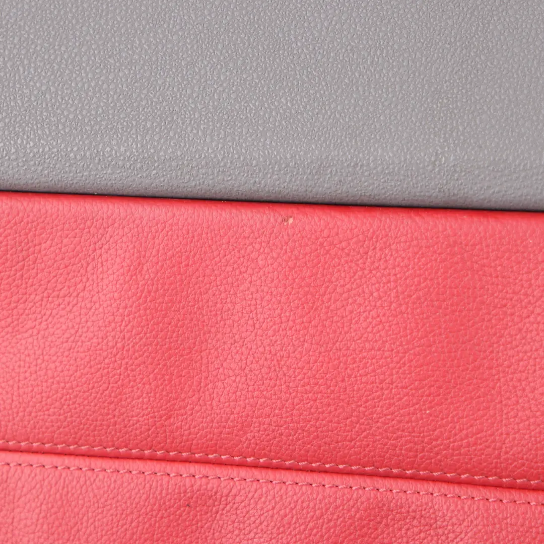 Door Card Front Left N/S Door Cover Leather Grey Red Trim Panel to BMW Z4 E85 with Part number 7055947 BMW Z4 E85 Door Card Front Left N/S Door Cover Leather Grey Red Trim Panel - SKU 7055947-1 - Part number 7055947