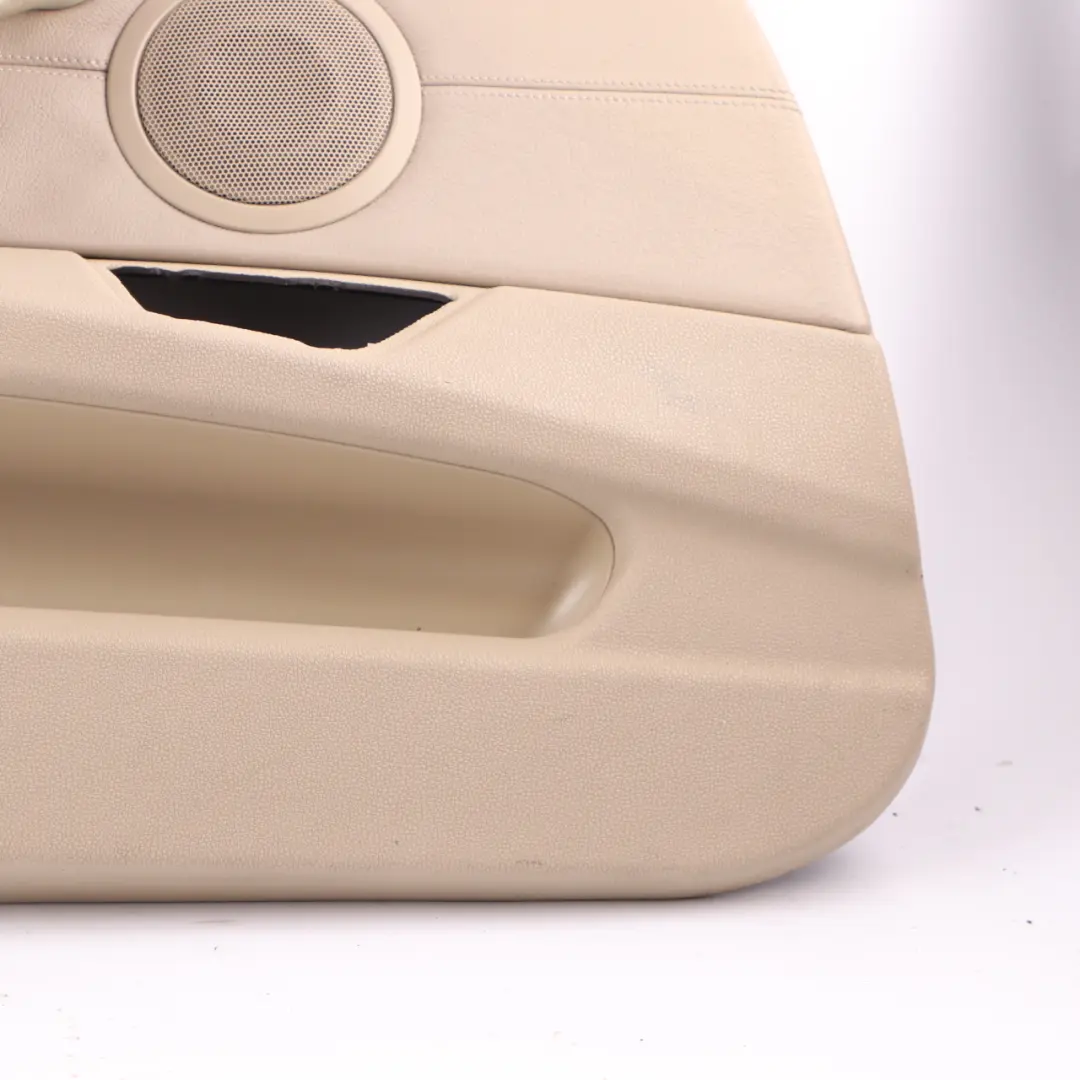 Door Card Front Left Trim Panel Cover Leather Oregon Beige to BMW E85 E86 with Part number 7055949 BMW E85 E86 Door Card Front Left Trim Panel Cover Leather Oregon Beige - SKU 7055949-1 - Part number 7055949