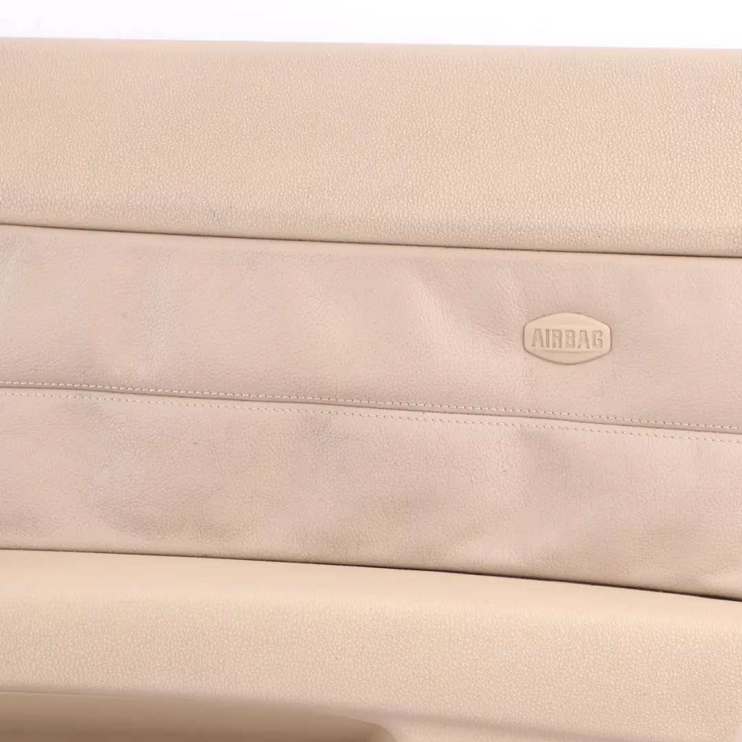 Tarjeta de Puerta Delantera Derecha Forro Cuero Oregon Beige para BMW Z4 E85 E86 con número de pieza 7055950 BMW Z4 E85 E86 Tarjeta de Puerta Delantera Derecha Forro Cuero Oregon Beige - SKU 7055950-1 - Número de pieza 7055950