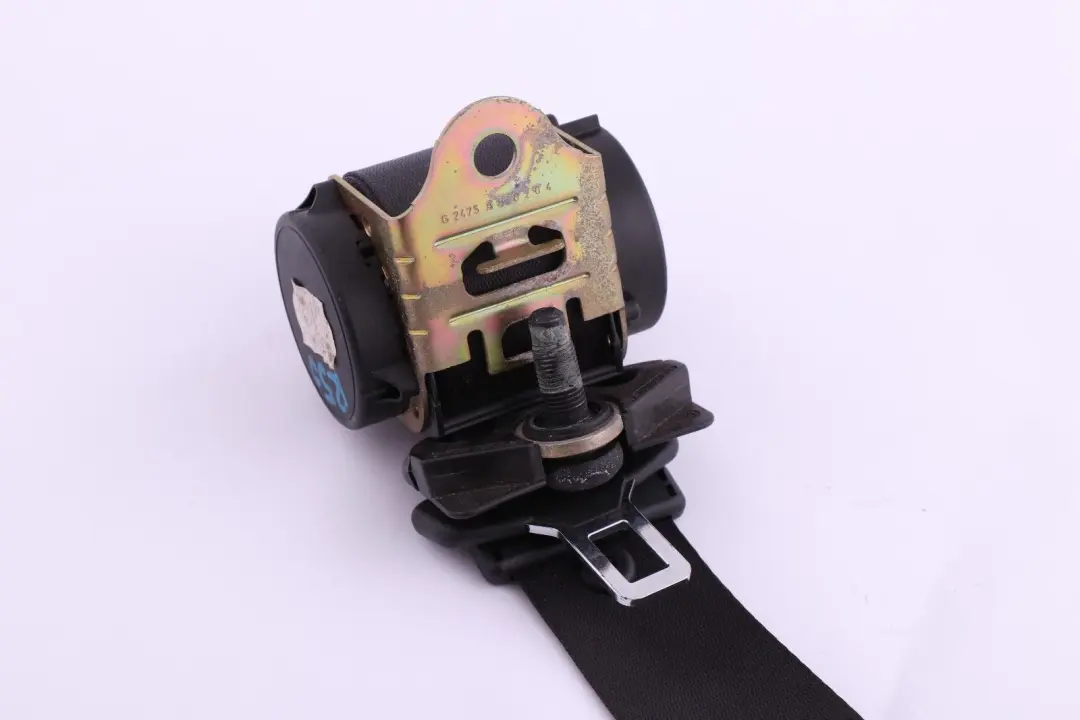 Mini Cooper R50 R53 Rear Left Right N/O/S Side Black Seatbelt Seat Belt - SKU 7055962 - Part number 72117055962