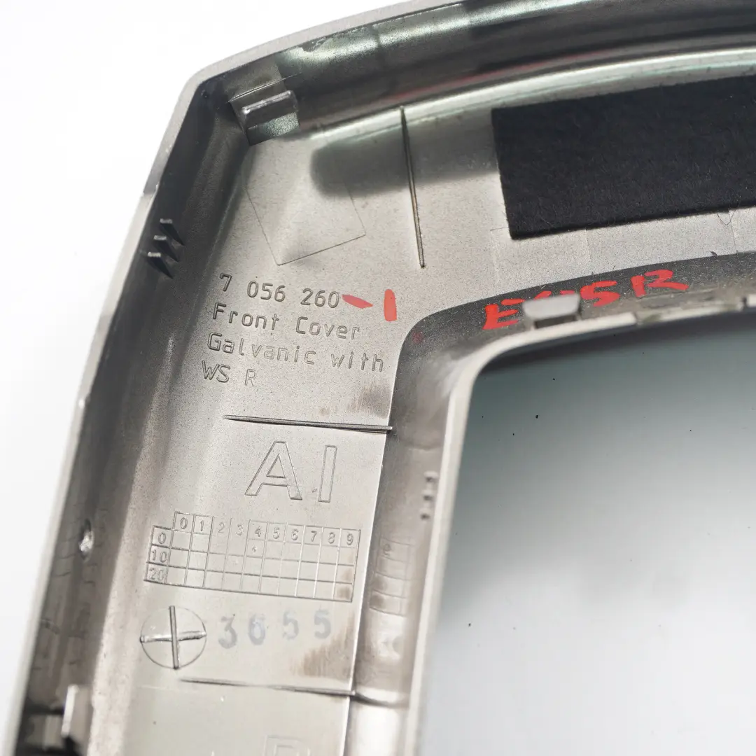 BMW Z4 E85 Roll Bar Trim Cubierta Derecha Soporte Carcasa Negro - SKU 7056260-1 - Número de pieza 7056260