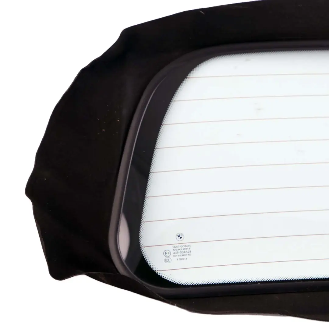 Plegable Ventana Trasera Vidrio Verde AS2 para BMW Z4 E85 Roadster con número de pieza 7056277 BMW Z4 E85 Roadster Plegable Ventana Trasera Vidrio Verde AS2 - SKU 7056277-2 - Número de pieza 7056277