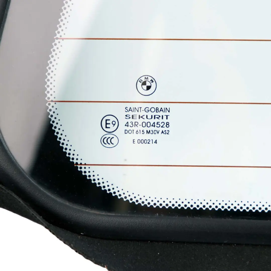 Plegable Ventana Trasera Vidrio Verde AS2 para BMW Z4 E85 Roadster con número de pieza 7056277 BMW Z4 E85 Roadster Plegable Ventana Trasera Vidrio Verde AS2 - SKU 7056277-2 - Número de pieza 7056277