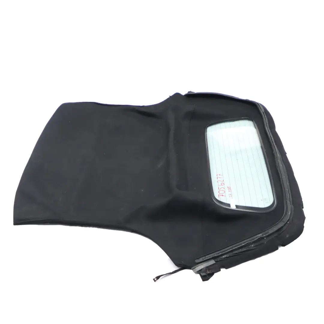 BMW Z4 E85 Cabrio tetto morbido pieghevole copertura nera vetro lunotto AS2 - SKU 7056277 - Numero di parte 7056277
