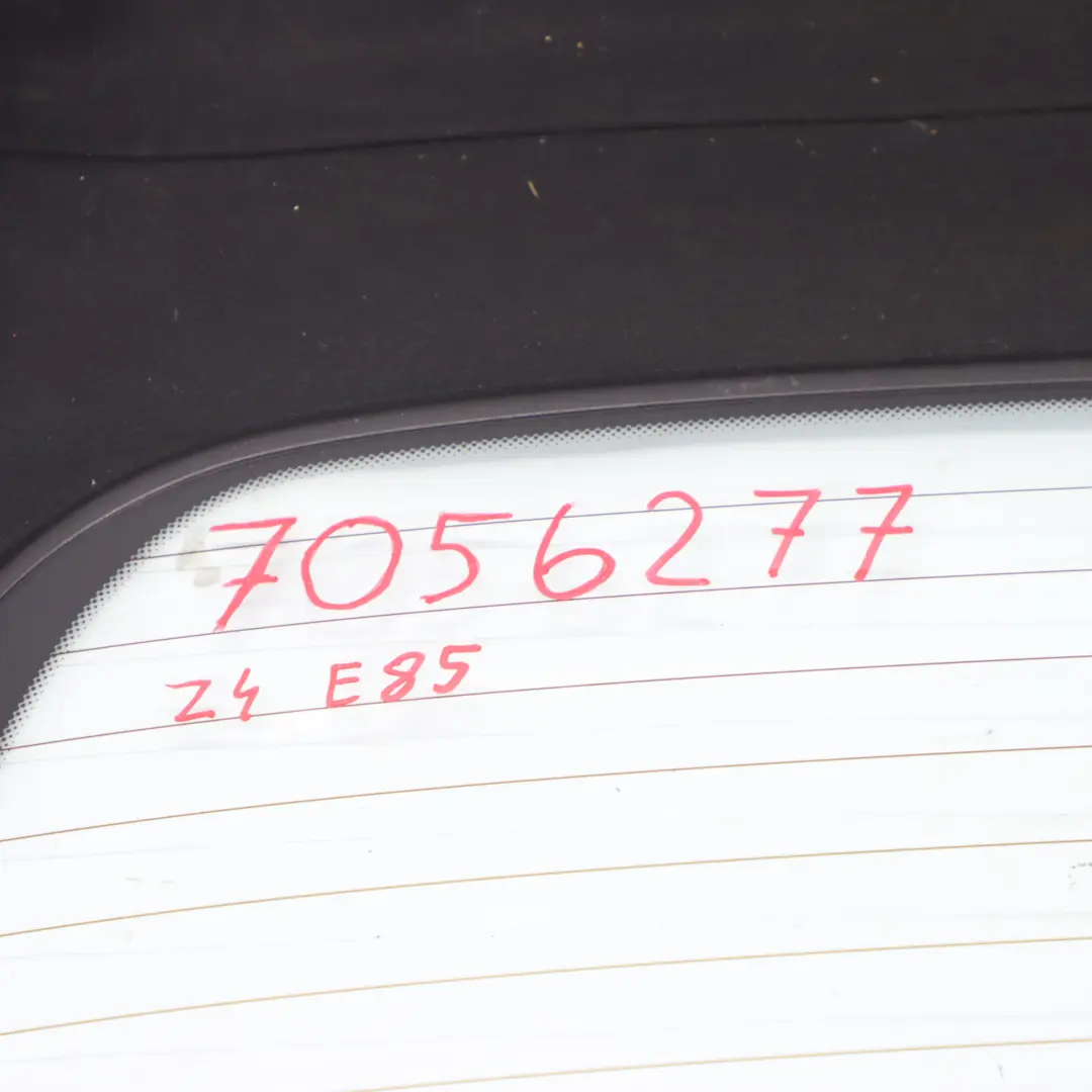 BMW E85 Z4 Cabrio Dach Składany Szyba Pokrycie Dachu Czarny - SKU 7056277 - Numer Części 7056277