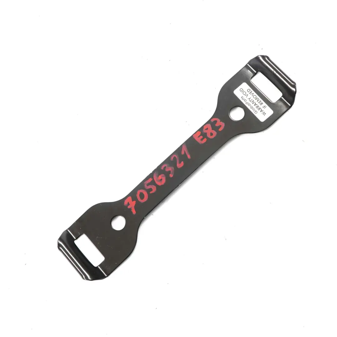 BMW X3 E83 Bande Sangle Batteriefachhalter Dessous Noir - SKU 7056321 - Numéro de pièce 7056321