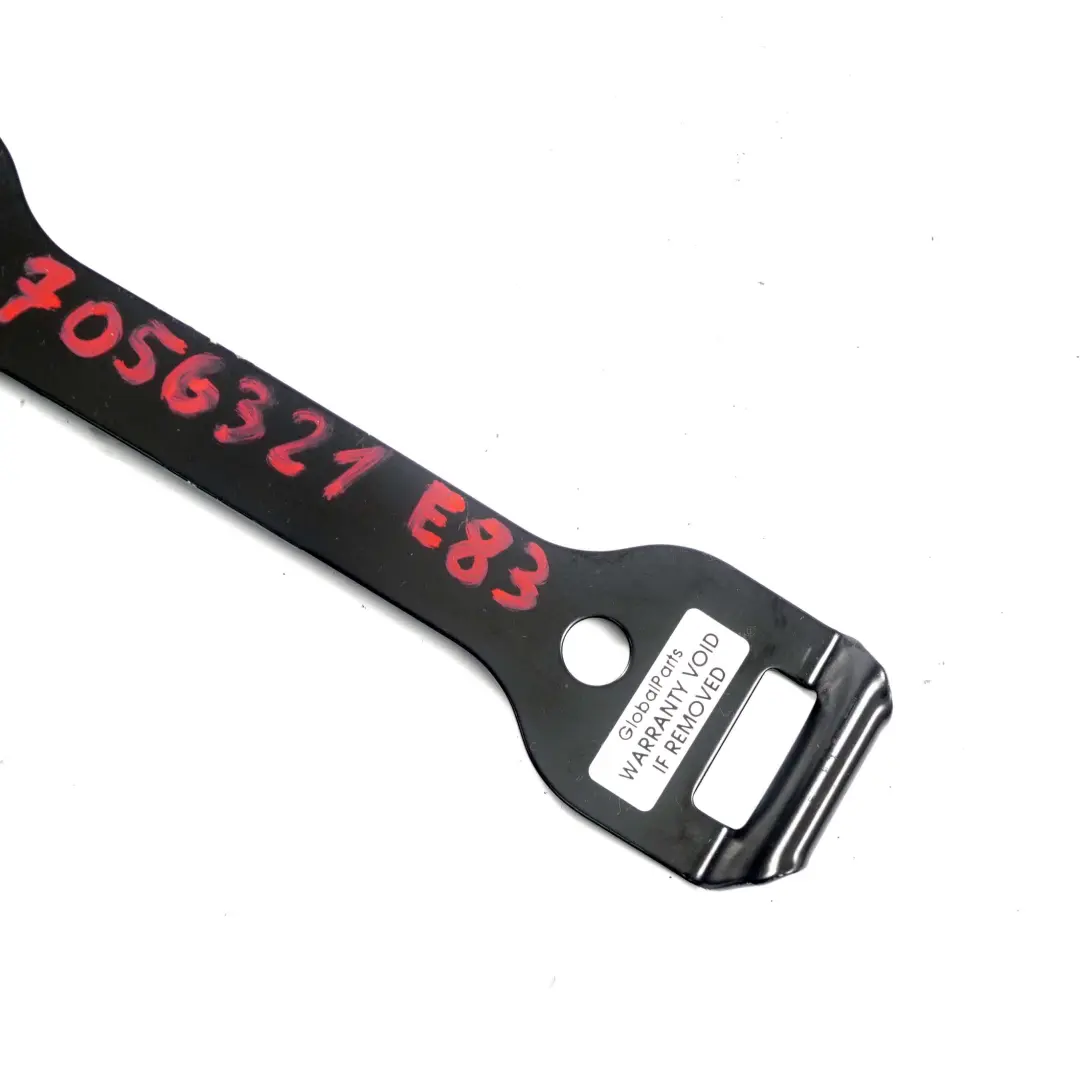 Cinghia Cintura di Tensione Batteriefachhalter Sotto Nero per BMW X3 E83 con numero di parte 7056321 BMW X3 E83 Cinghia Cintura di Tensione Batteriefachhalter Sotto Nero - SKU 7056321 - Numero di parte 7056321