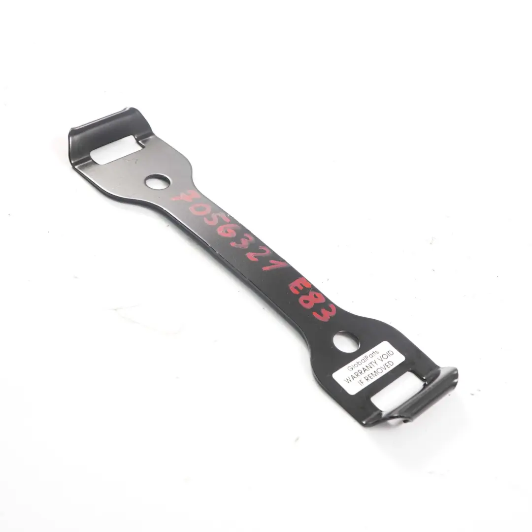 Correa De Tension Soporte Bandeja De La Bateria Inferior Negro para BMW E83 con número de pieza 7056321 BMW E83 Correa De Tension Soporte Bandeja De La Bateria Inferior Negro - SKU 7056321 - Número de pieza 7056321