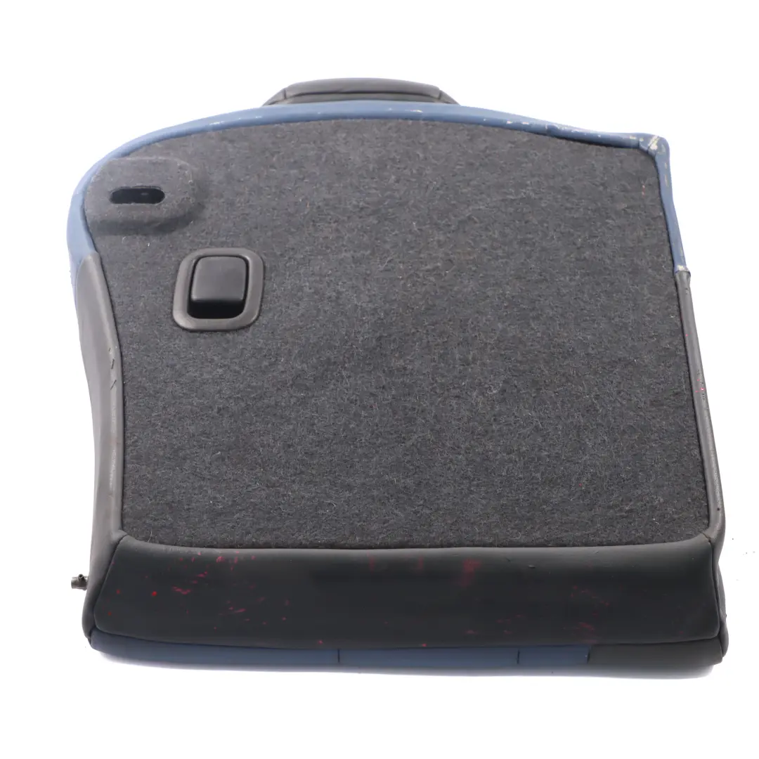 Mini R53 Cooper S Rear Seat Left N/S Backrest Leather Gravity Lapis Blue - SKU 7056573-1 - Part number 7056573
