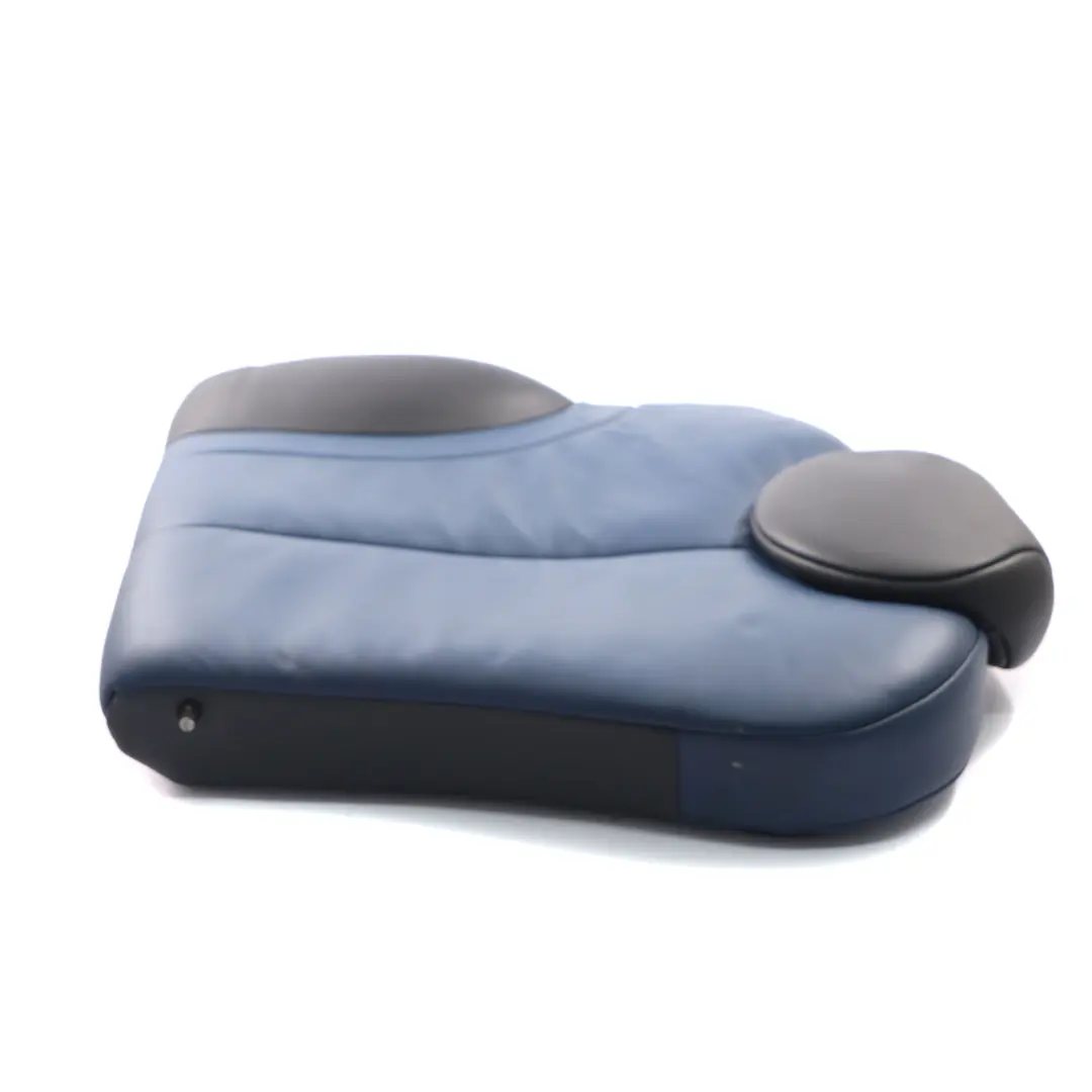 Asiento Trasero Izquierdo Respaldo Cuero Gravedad Lapis Azul para Mini R53 Cooper S con número de pieza 7056573 Mini R53 Cooper S Asiento Trasero Izquierdo Respaldo Cuero Gravedad Lapis Azul - SKU 7056573-1 - Número de pieza 7056573