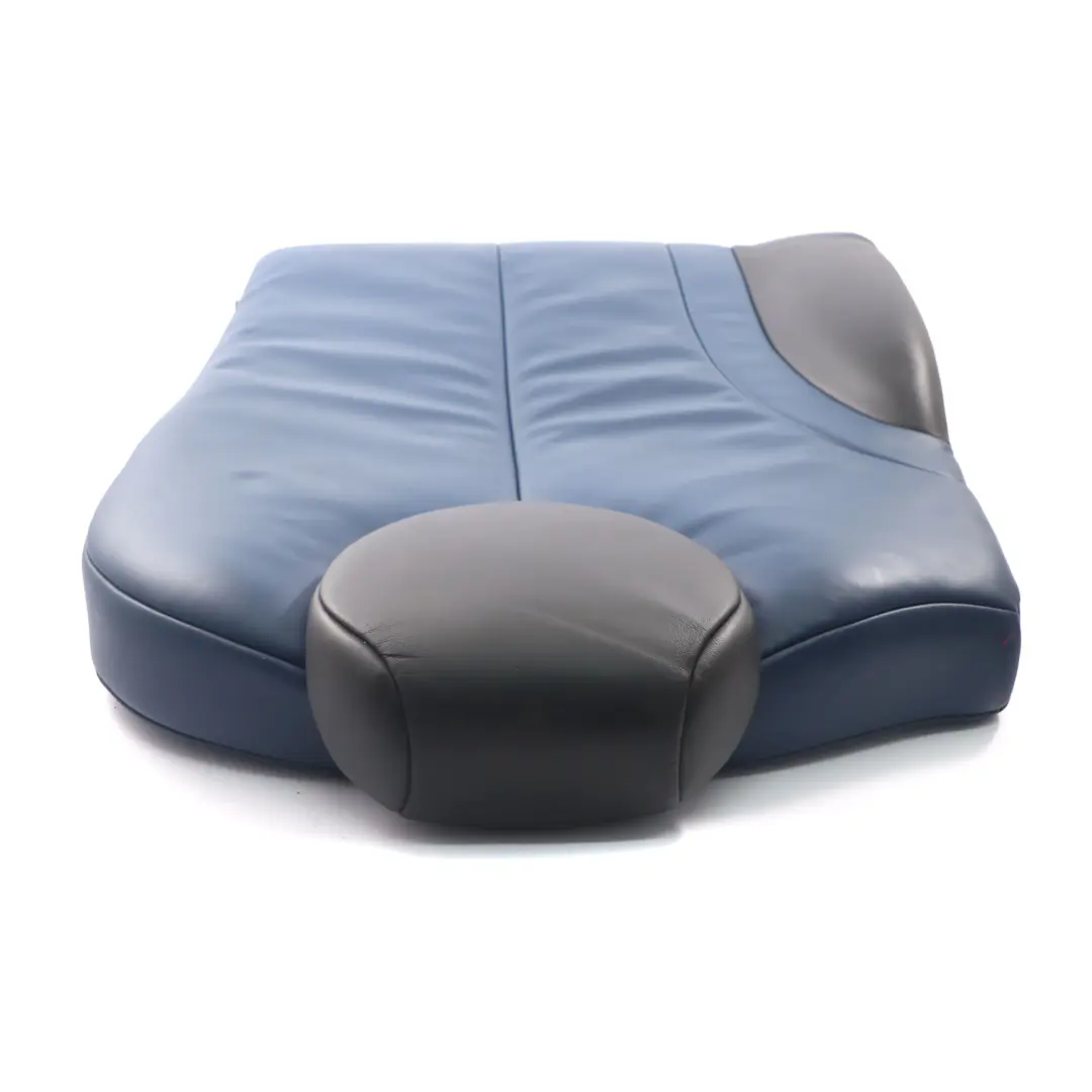 Left N/S Backrest Leather Gravity Lapis Blue to Mini R53 Cooper S Rear Seat with Part number 7056573 Mini R53 Cooper S Rear Seat Left N/S Backrest Leather Gravity Lapis Blue - SKU 7056573-1 - Part number 7056573