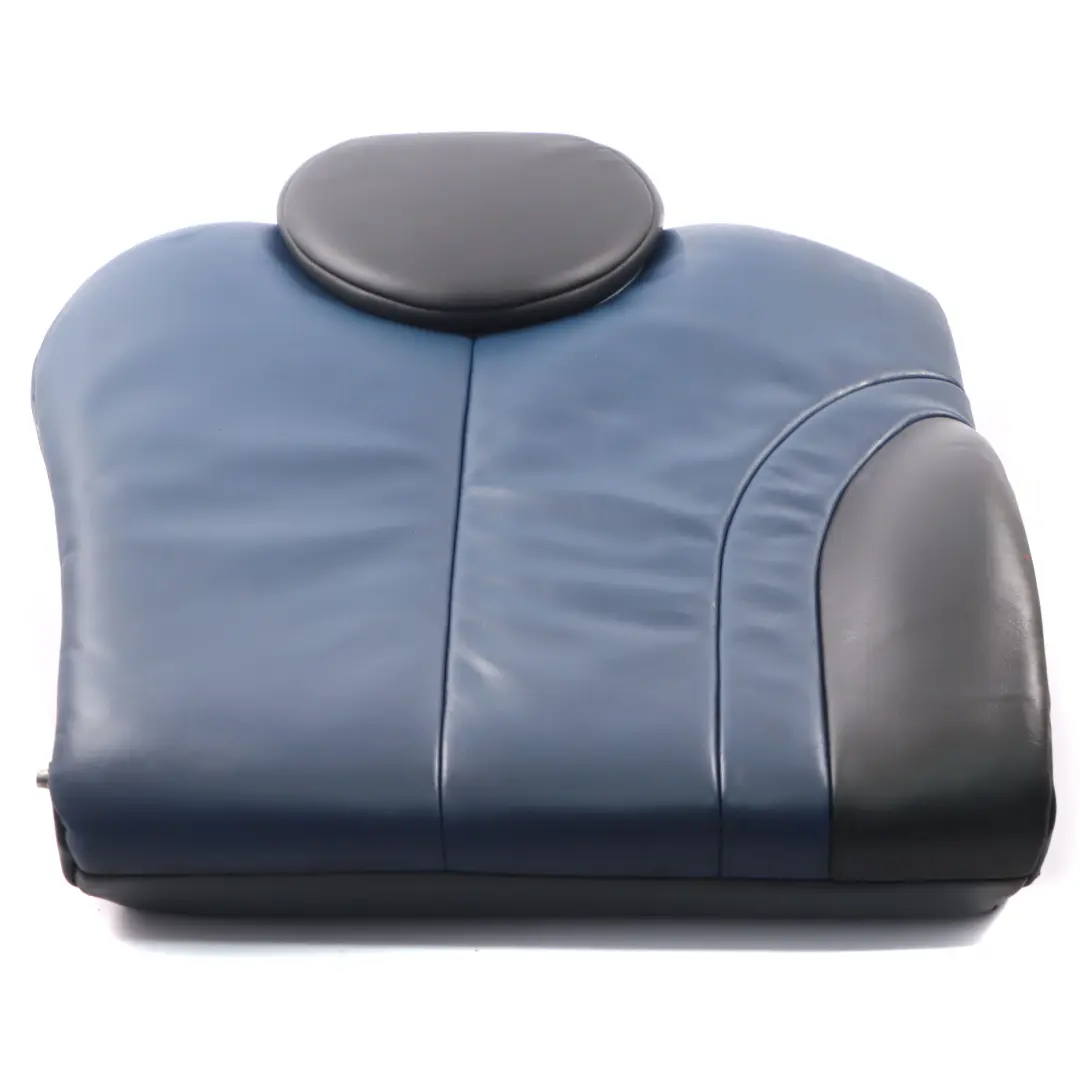 Asiento Trasero Derecho Respaldo Cuero Gravedad Lapis Azul para Mini R53 Cooper S con número de pieza 7056574 Mini R53 Cooper S Asiento Trasero Derecho Respaldo Cuero Gravedad Lapis Azul - SKU 7056574-1 - Número de pieza 7056574