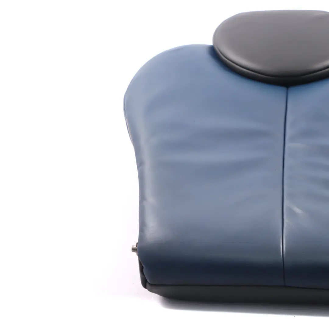 Mini R53 Cooper S Rear Seat Right O/S Backrest Leather Gravity Lapis Blue - SKU 7056574-1 - Part number 7056574