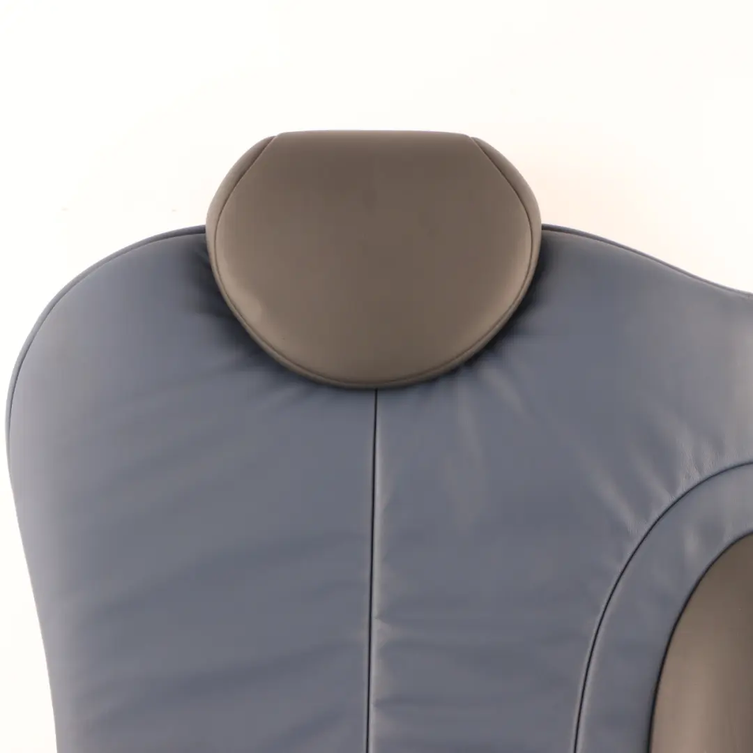 Right O/S Backrest Leather Gravity Lapis Blue to Mini R53 Cooper S Rear Seat with Part number 7056574 Mini R53 Cooper S Rear Seat Right O/S Backrest Leather Gravity Lapis Blue - SKU 7056574 - Part number 7056574
