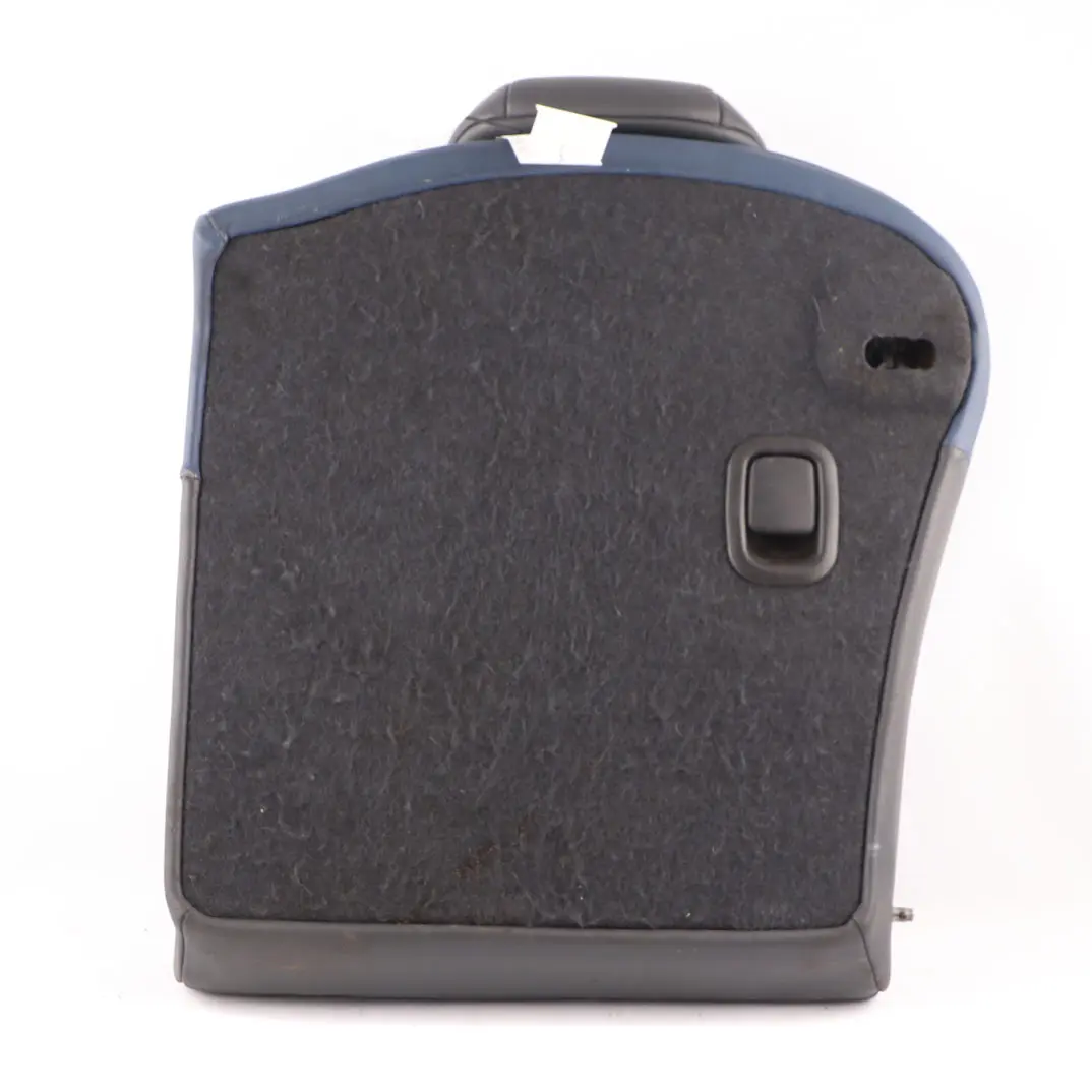 Right O/S Backrest Leather Gravity Lapis Blue to Mini R53 Cooper S Rear Seat with Part number 7056574 Mini R53 Cooper S Rear Seat Right O/S Backrest Leather Gravity Lapis Blue - SKU 7056574 - Part number 7056574