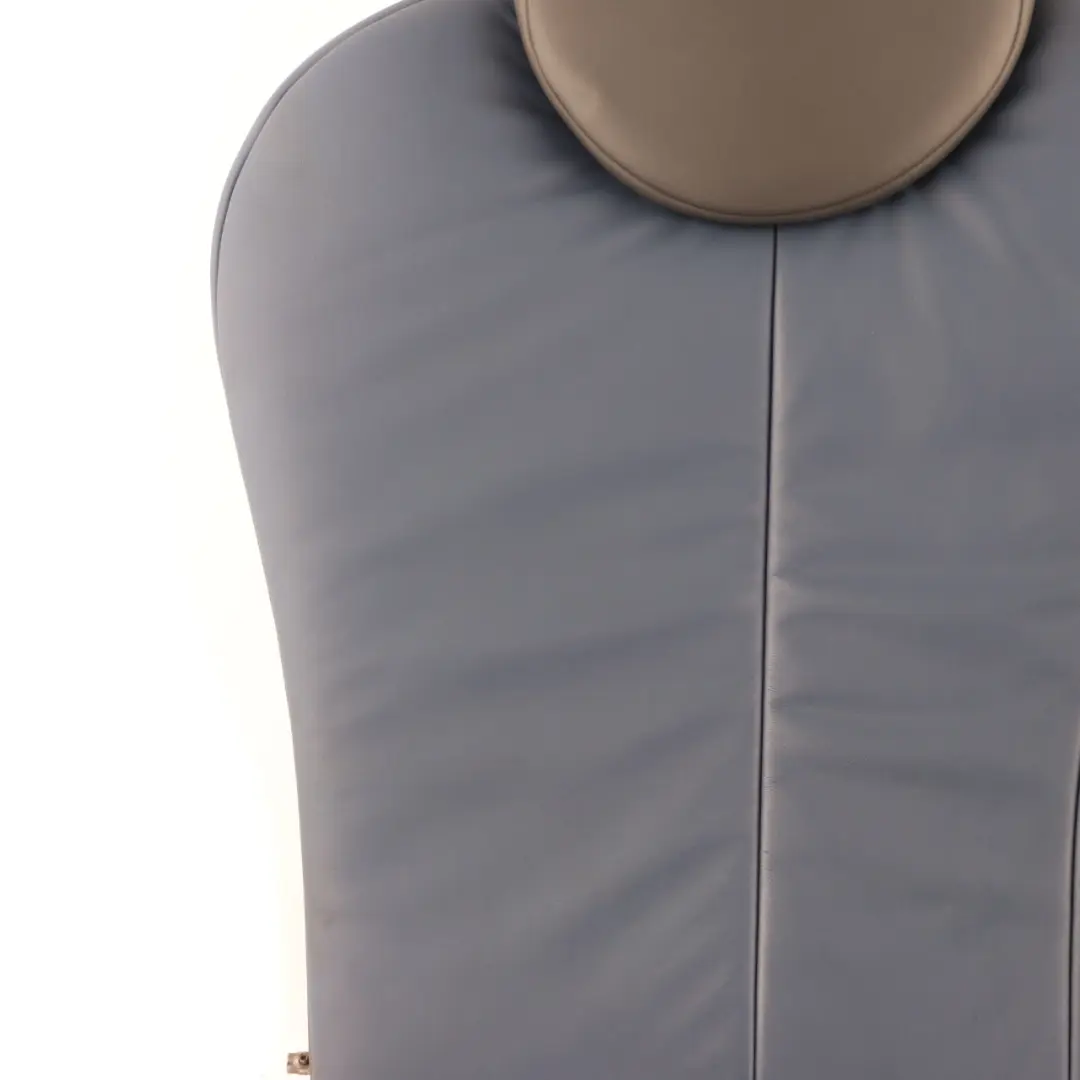 Mini R53 Cooper S Rear Seat Right O/S Backrest Leather Gravity Lapis Blue - SKU 7056574 - Part number 7056574