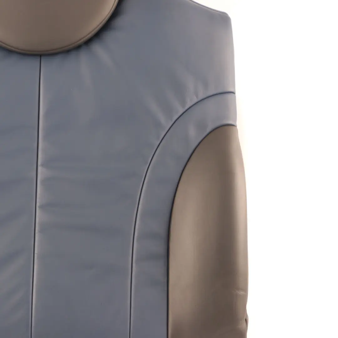 Mini R53 Cooper S Rear Seat Right O/S Backrest Leather Gravity Lapis Blue - SKU 7056574 - Part number 7056574