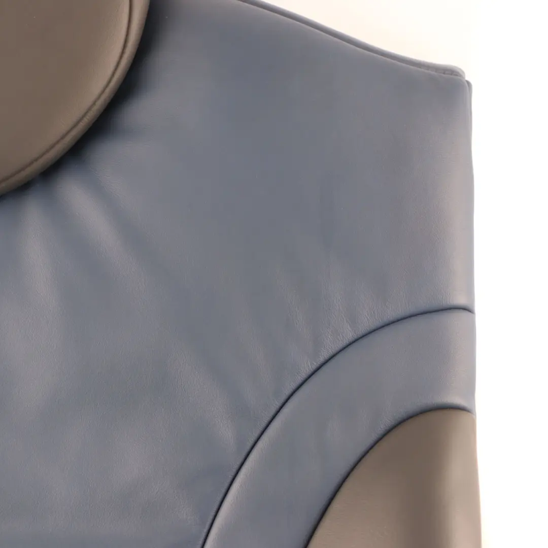 Mini R53 Cooper S Rear Seat Right O/S Backrest Leather Gravity Lapis Blue - SKU 7056574 - Part number 7056574