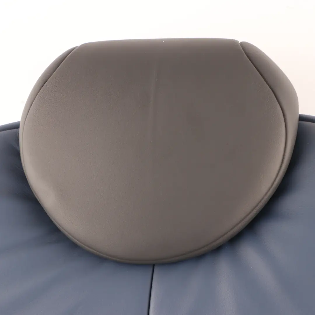 Mini R53 Cooper S Rear Seat Right O/S Backrest Leather Gravity Lapis Blue - SKU 7056574 - Part number 7056574