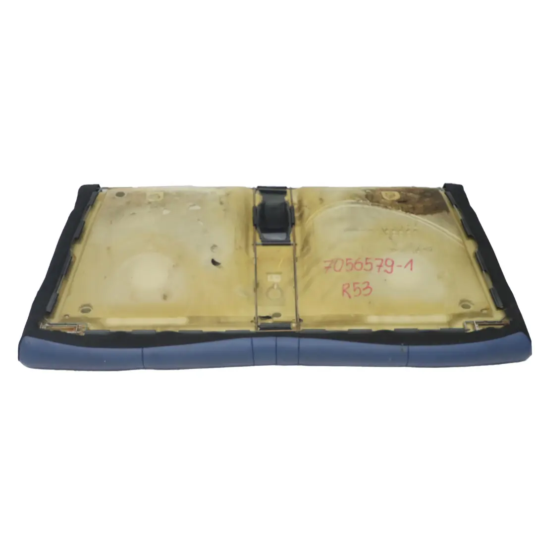 Rücksitzbank Sofa Bezug Sitz Leder Blau für Mini Cooper S R53 mit Teilenummer 7056579 Mini Cooper S R53 Rücksitzbank Sofa Bezug Sitz Leder Blau - SKU 7056579-1 - Teilenummer 7056579