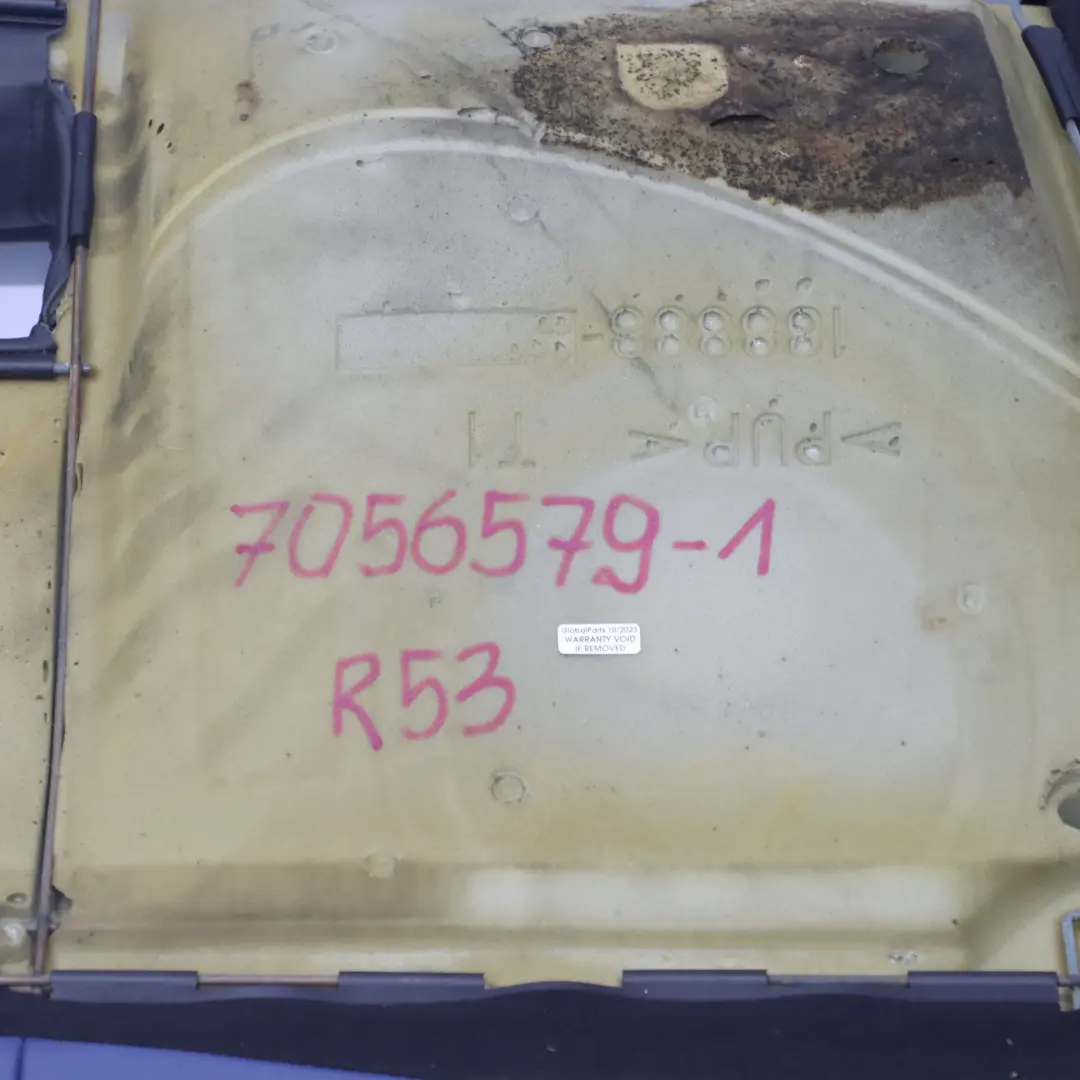 Rücksitzbank Sofa Bezug Sitz Leder Blau für Mini Cooper S R53 mit Teilenummer 7056579 Mini Cooper S R53 Rücksitzbank Sofa Bezug Sitz Leder Blau - SKU 7056579-1 - Teilenummer 7056579